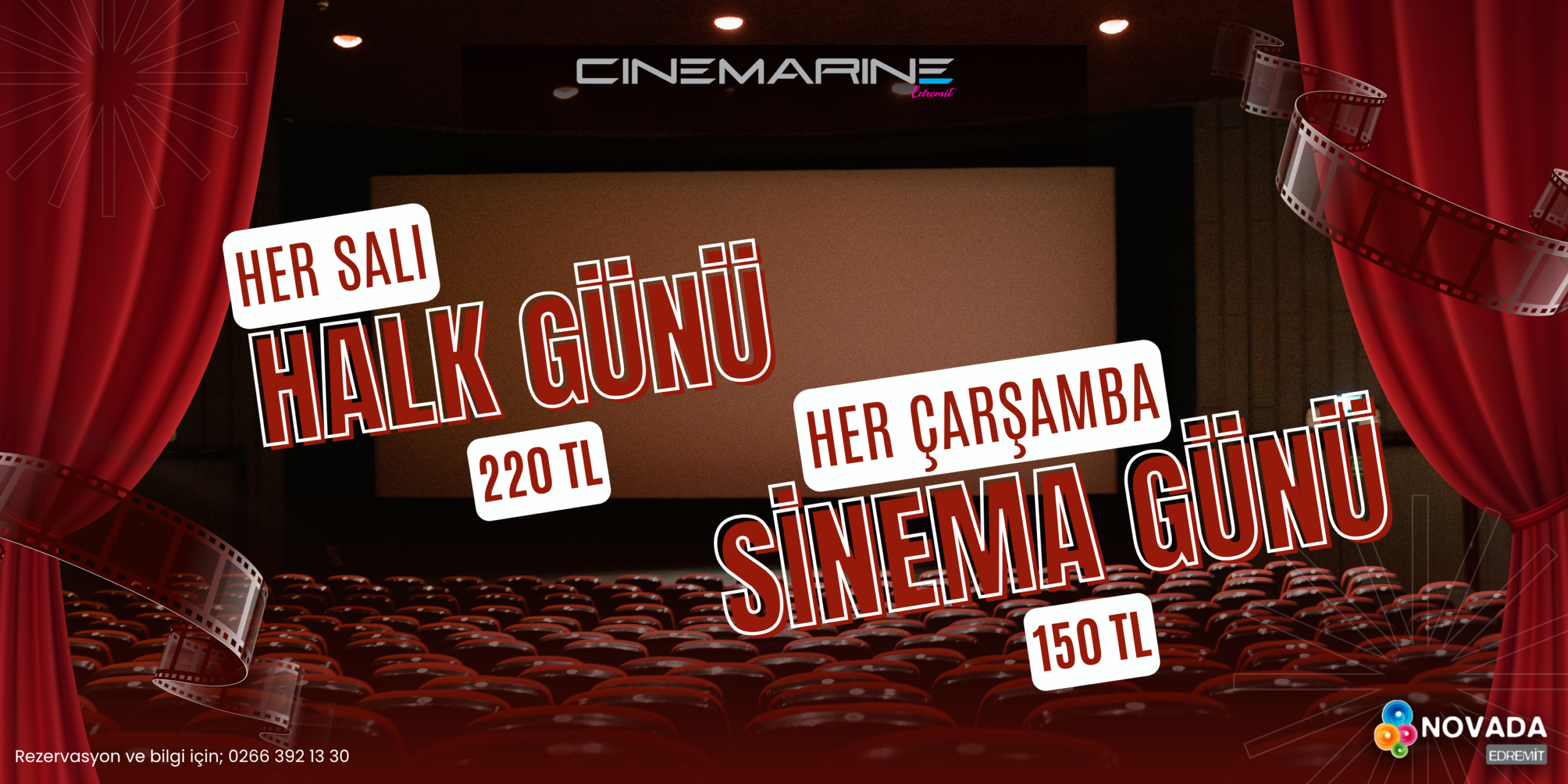 Cinemarine Edremit Halk Günü ve Sinema Günü