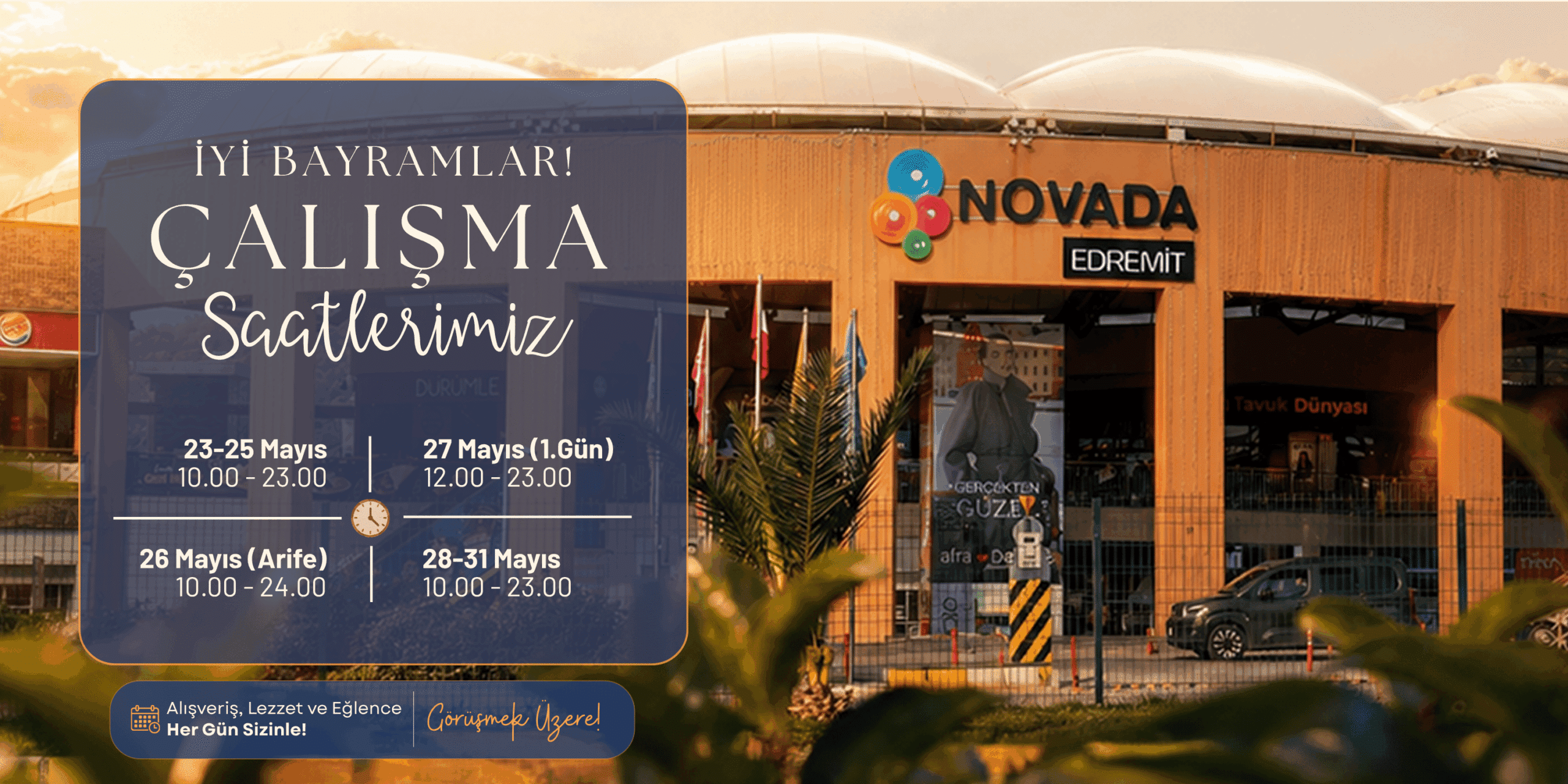 Novada Edremit Kurban Bayramı Çalışma Saatleri